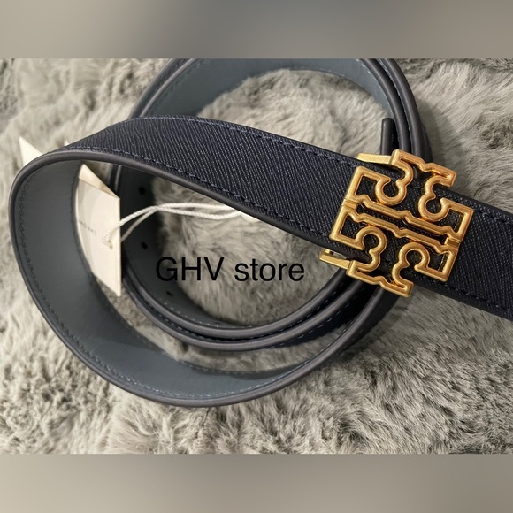 Tory burch reversible Britten logo 1” belt - Picture 2 of 5
